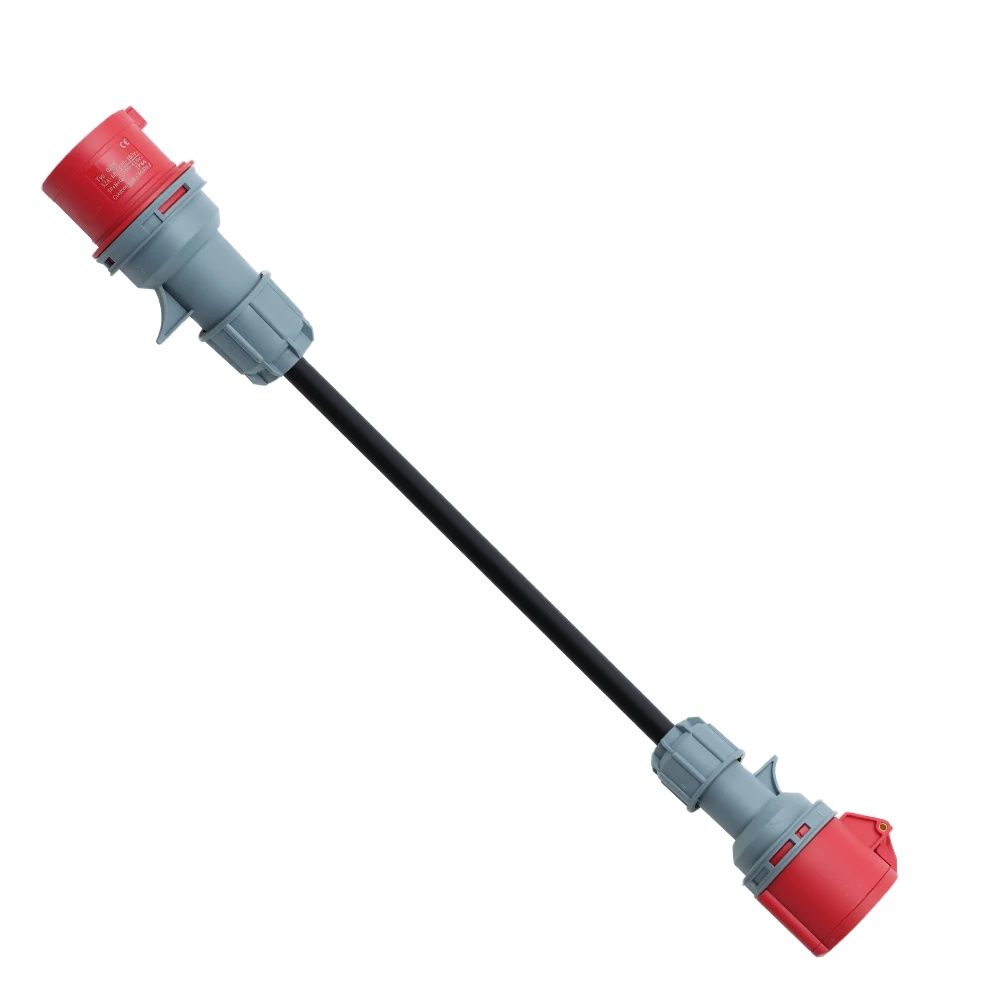 Красный адаптер 32A «папа» на  – обзор и цена Ev Charger Adapter