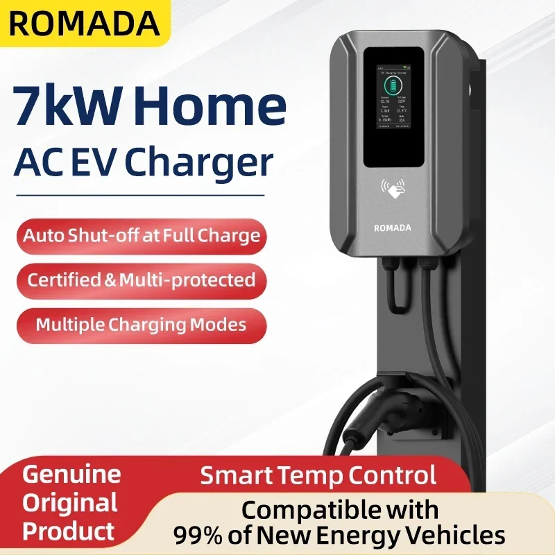 Зарядная станция ROMADA AC 7 к – обзор и цена Wallbox Ev