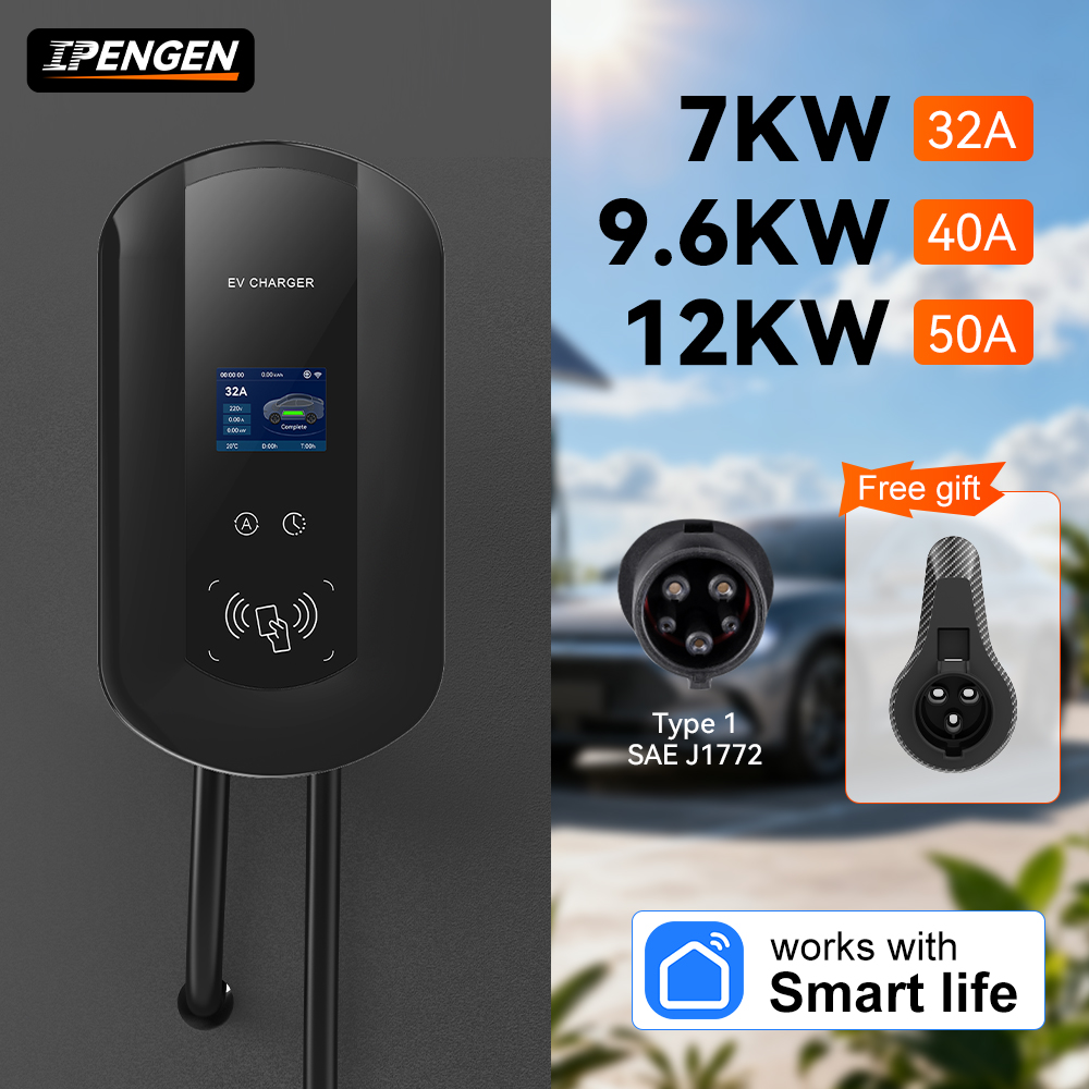 Зарядная станция IPENGEN 32A/4 – обзор и цена Home Ev Charger