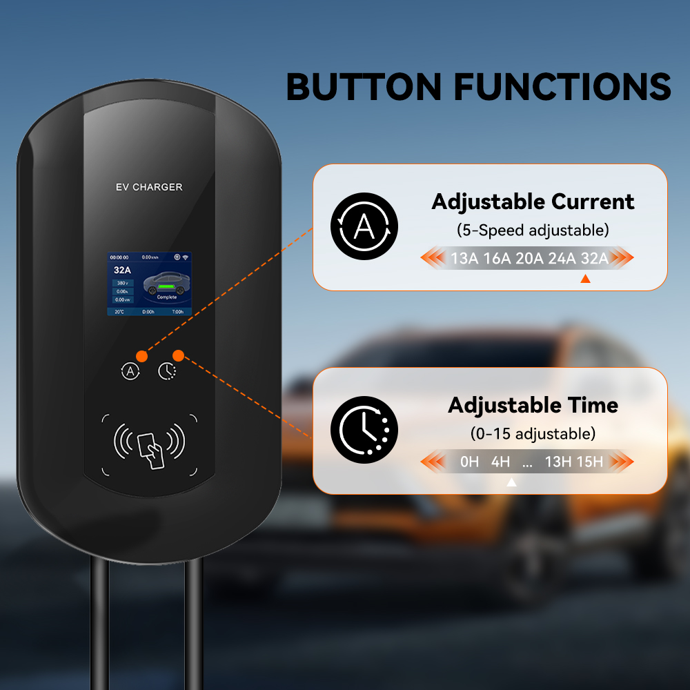 Зарядная станция IPENGEN 32A/4 – обзор и цена Home Ev Charger